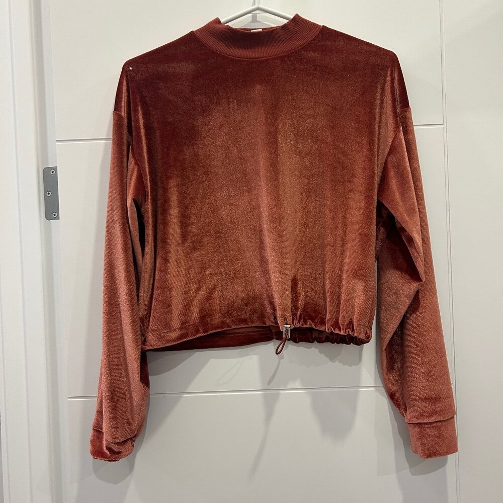 Top Shop Velvet long sleeve